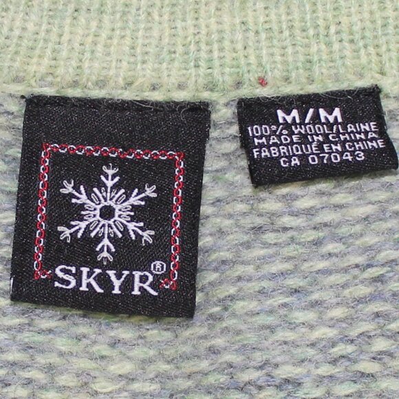 Skyr Nordic Wool Sweater Cardigan Women's  Hook Clasp  size Medium - Picture 4 of 6